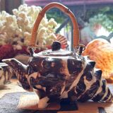 1960 (60's) tea or coffee service, shell shape, Vallauris
