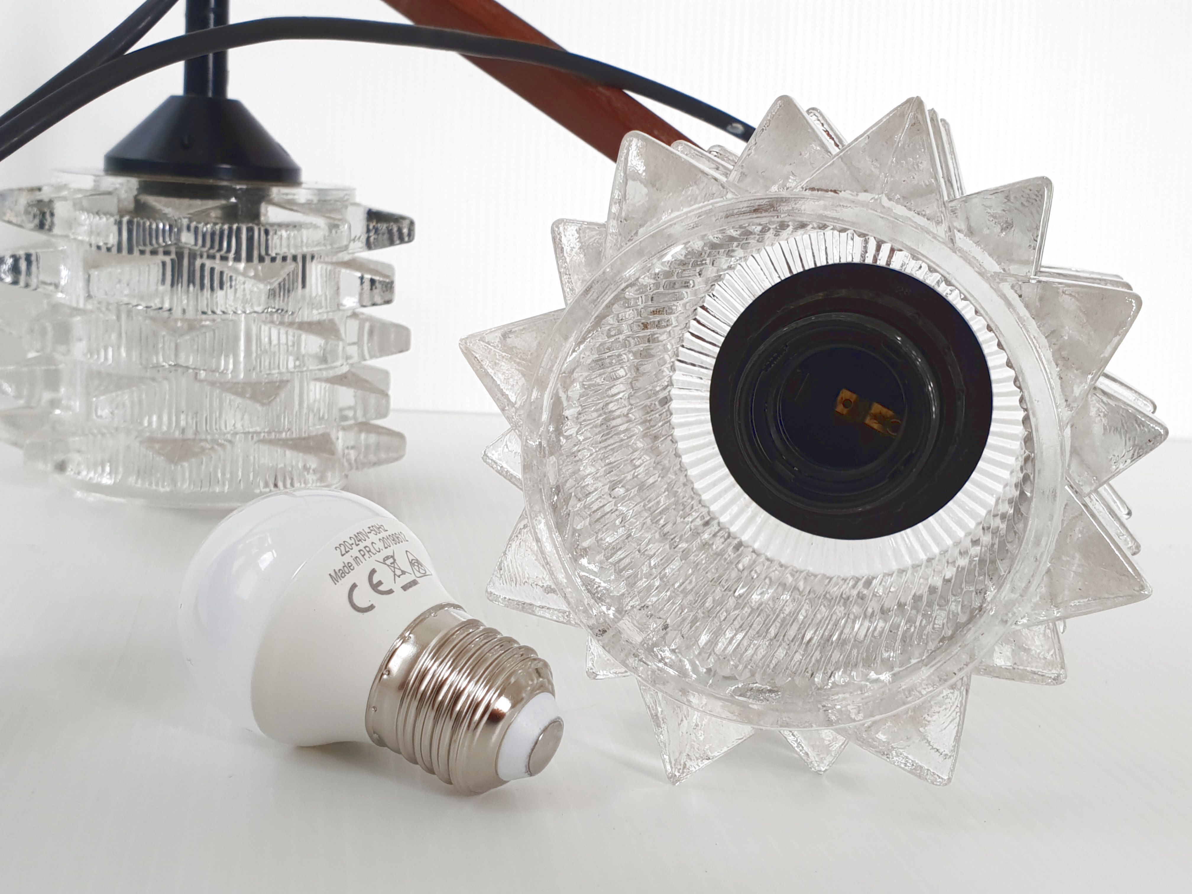 Scandinavian hanging lamp 1960