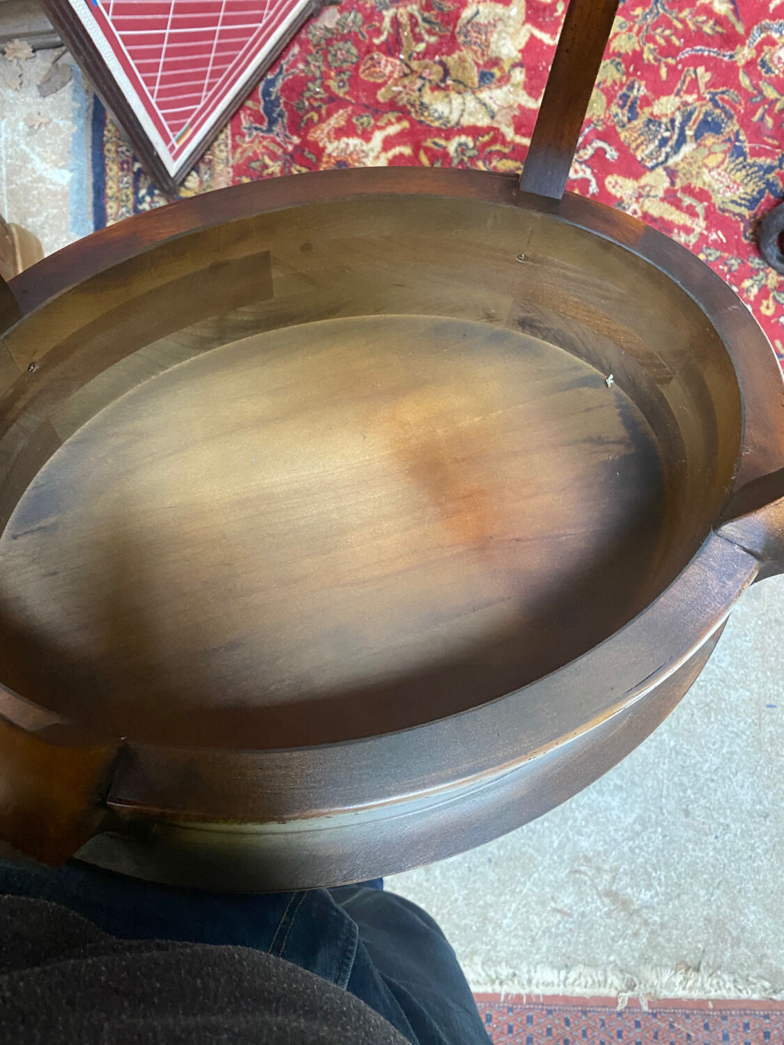 Louis XV style pedestal console, Shabby Chic