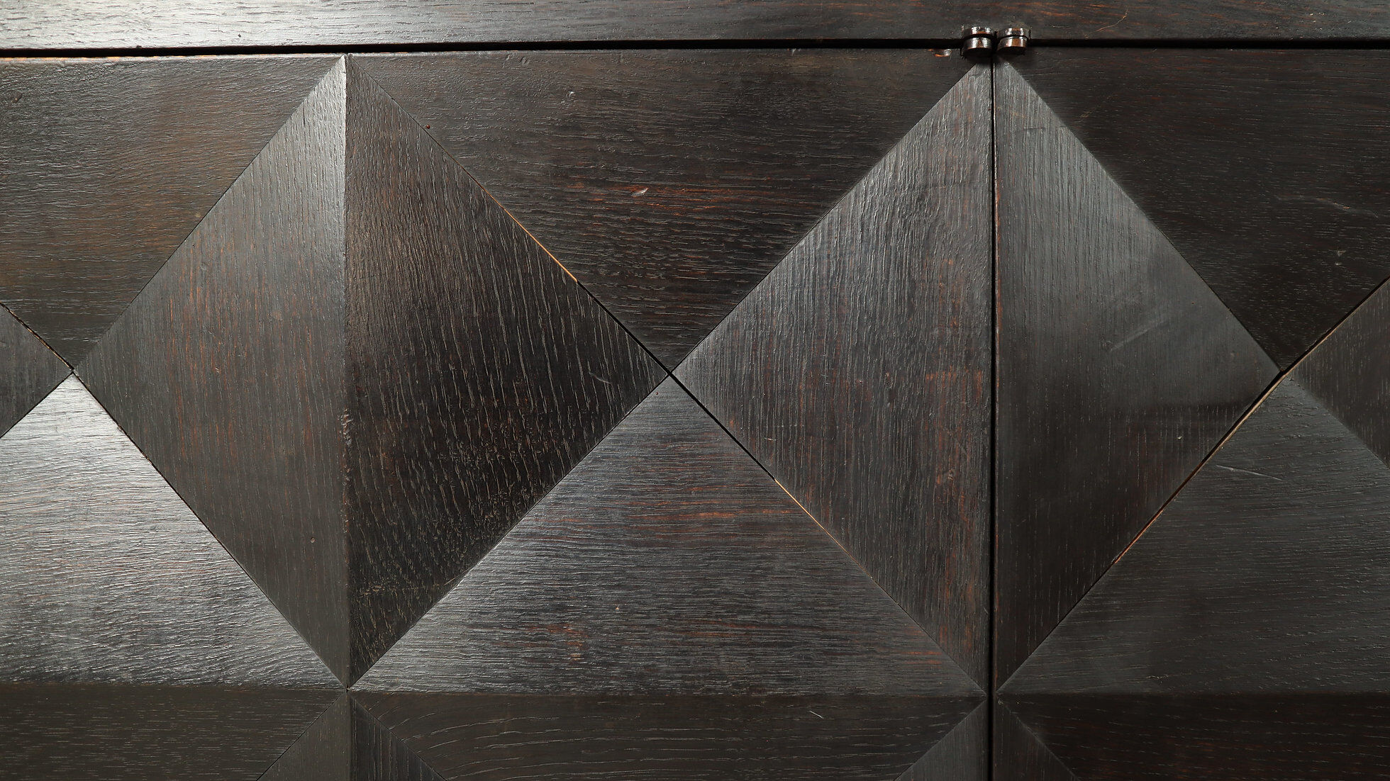 Jean Batenburg for MI brutalist sideboard in ebonized oak, Belgium, 1960s
