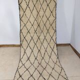 Handmade Moroccan Berber rug 291 X 116 CM