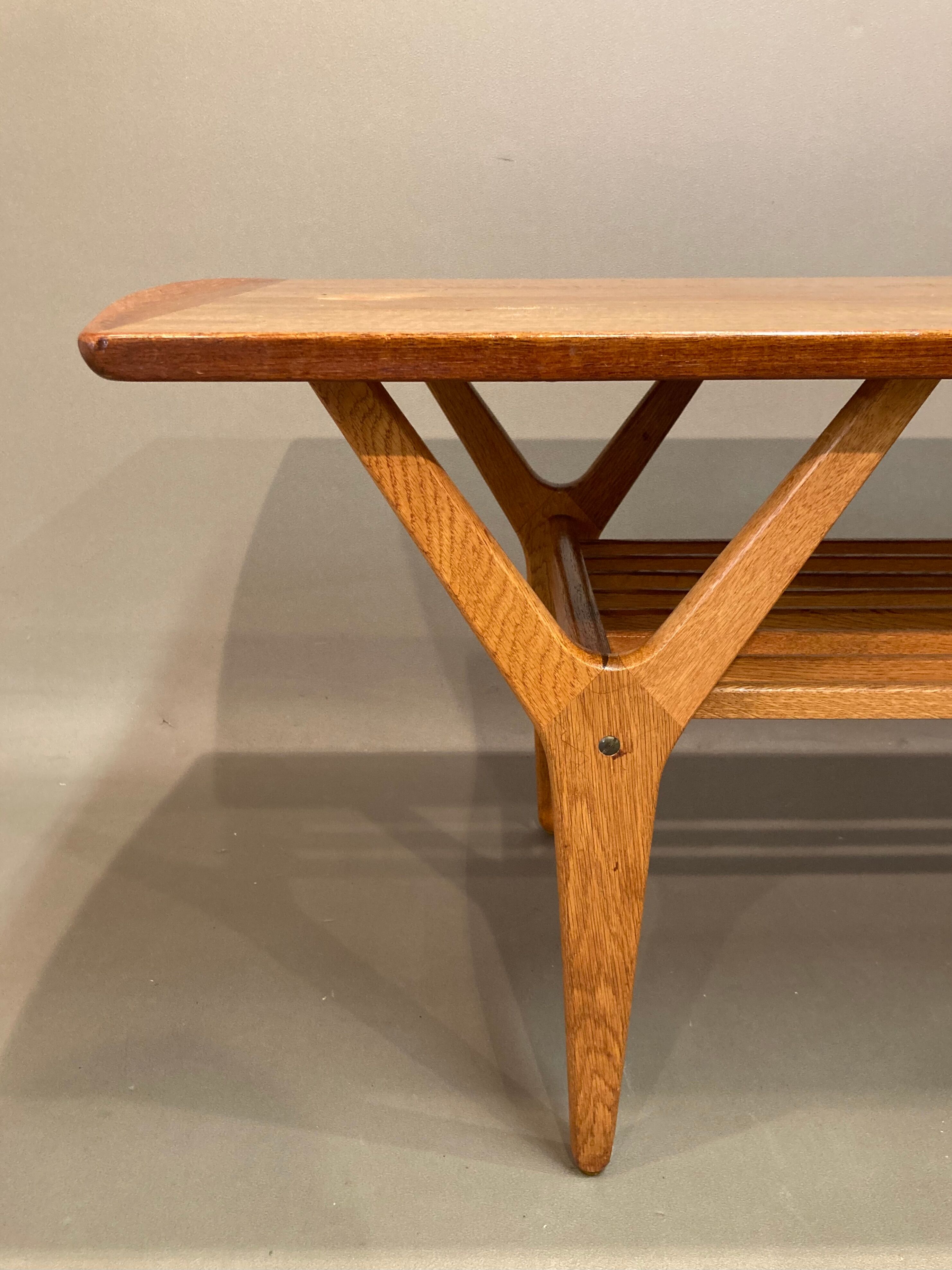 Scandinavian design coffee table 1950.