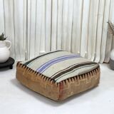 Moroccan kilim pouf