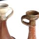 Paire de bougeoirs en grès de Pierre Digan, années 60