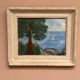 Mid-Century Oil on Panel “Tree” by Unknown, Vintage & Framed 34 × 29 cm