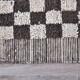 Brown White Vintage Runner Rug 69x249Cm SK 241394