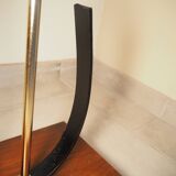 Scandinavian floor lamp in teak and metal from the 1960s-1970s