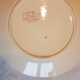 Plate with decoration of flowers and birds