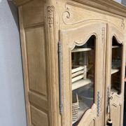 Louis XV library in raw wood