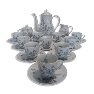Service a café en porcelaine