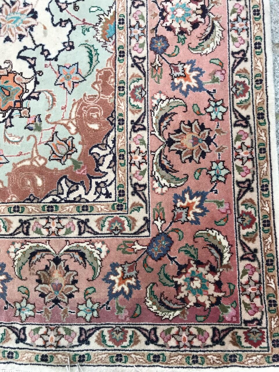 Persian tabriz carpet end 153x219 cm