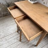 Oak veneer desk 1950