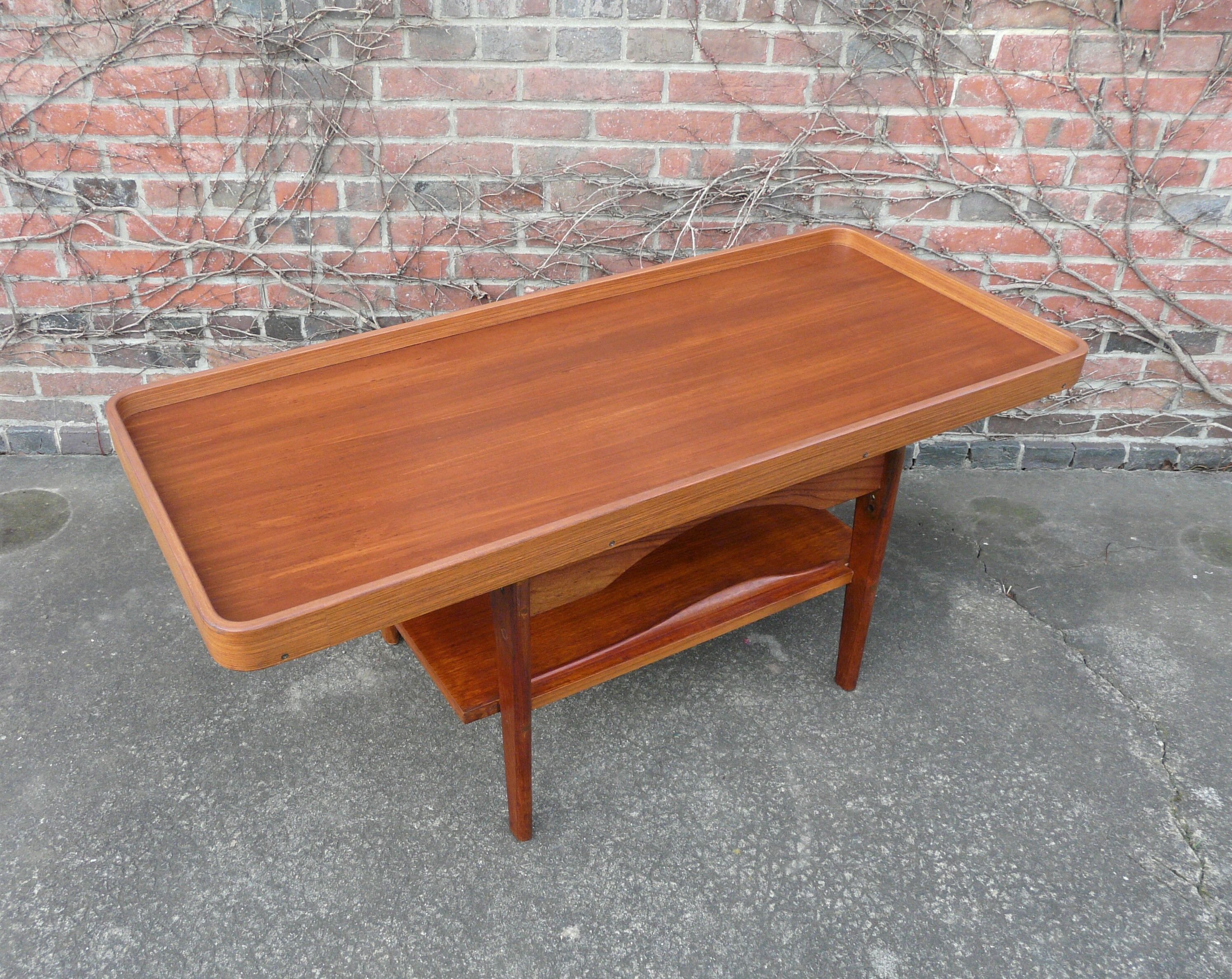 Scandinavian teak coffee table