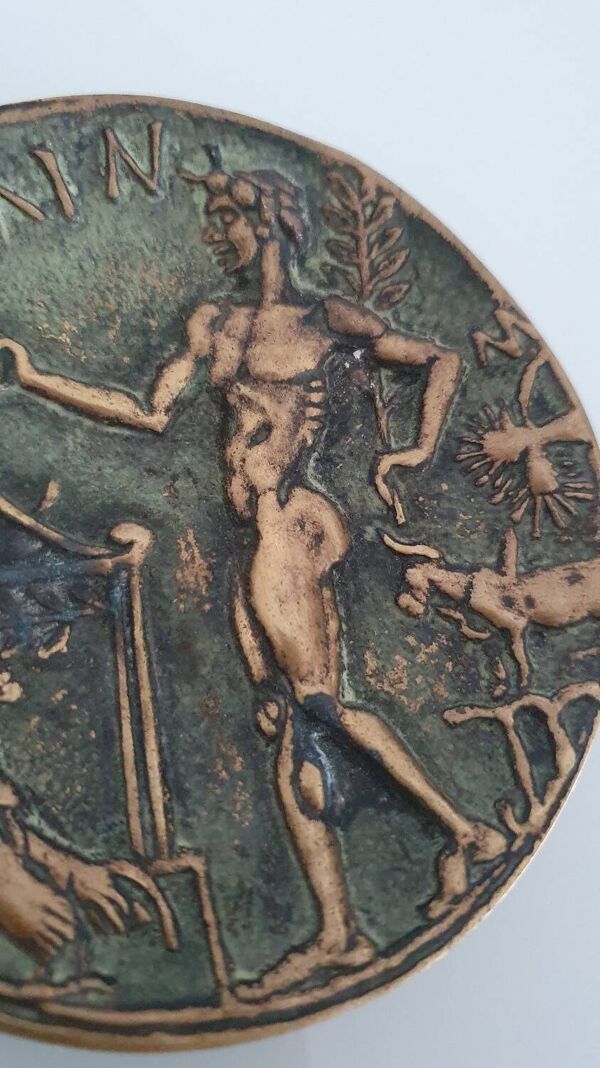 Vide-poches Art Déco en bronze Max Le Verrier