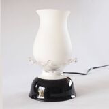 Ceramic and opaline lamp
