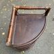 Vintage rattan and wicker corner shelf, 3 tiers