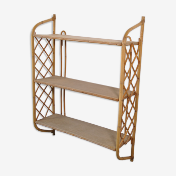 Rattan shelf 1960