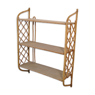 Rattan shelf 1960