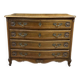Curved commode in Louis XV style made of walnut.