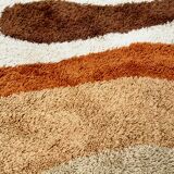 Round carpet Desso kinetic, wool, Netherlands, circa 1970