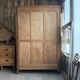 Large Art Deco oak wardrobe (renovated)