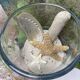 Pinched crystal vase engraved with vintage marine motifs