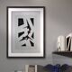 Modern geometric painting