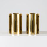 Pair of brass wall lamps from Falkenberg 1970