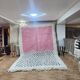 Tapis Beniouarain 300x200 cm rose et écru