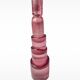 Blown glass candlestick by Bernard Heesen