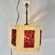 Scandinavian perplex granite chandelier Roland Konst vintage 70