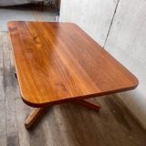 Coffee table raised in Scandinavian teak 1960