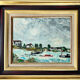 "Seaside " oil on cardboard