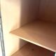 Bureau scandinave vintage en teck blond miel