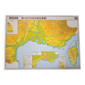 Carte scolaire : le sud est altitudes n°27 / region mediterraneenne n°28
