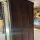 Bookcase in gilded wood and restored wood from the Napoleonic III period.