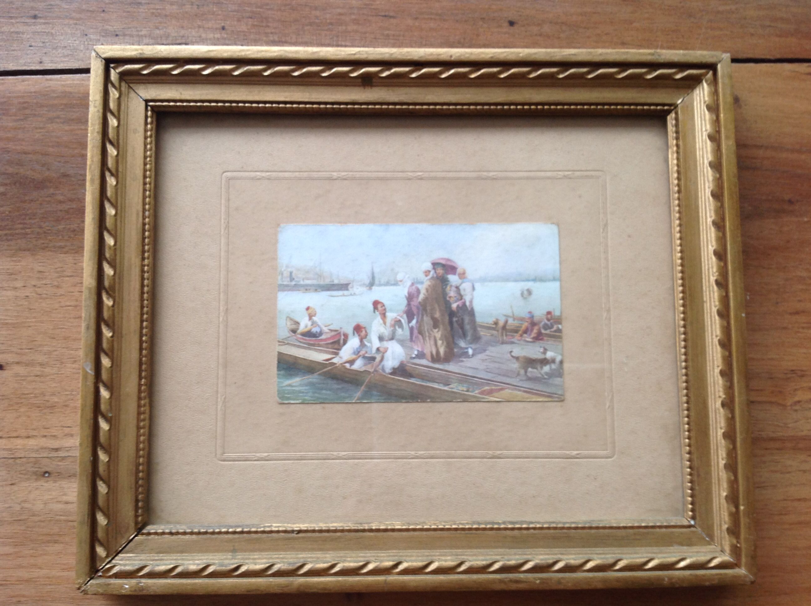 Pair of 2 orientalist watercolours early 20th