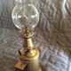 Lampe pigeon en laiton