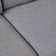 Guillerme et Chambron oak mid-century modular sofa