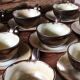 Charles Greber iridescent ceramic tea set
