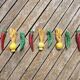 9 old vegetable knife holders in slip