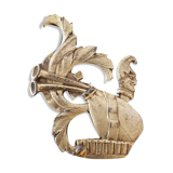Old bronze furniture ornament