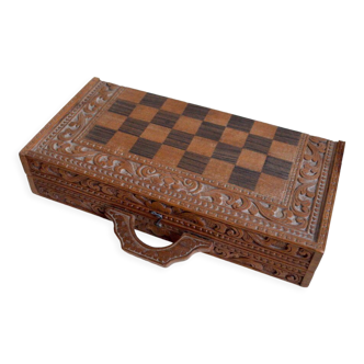 Chess box and backgammon indonesia