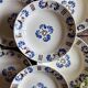 set of 10 vintage deep plates model Laval