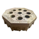 Antique carved stone game board