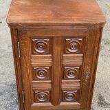 Vintage solid wood commode in Breton style