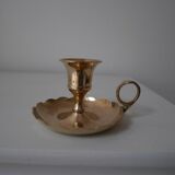 Brass candlesticks, cellar rat models