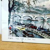 Parisian lithograph signed