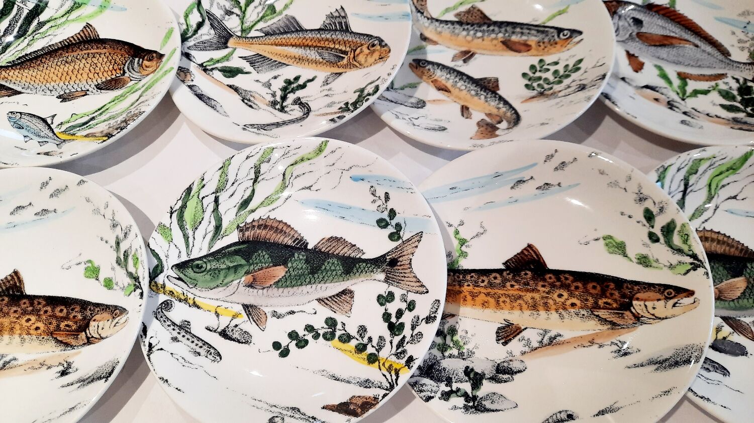 Fish plates Gien