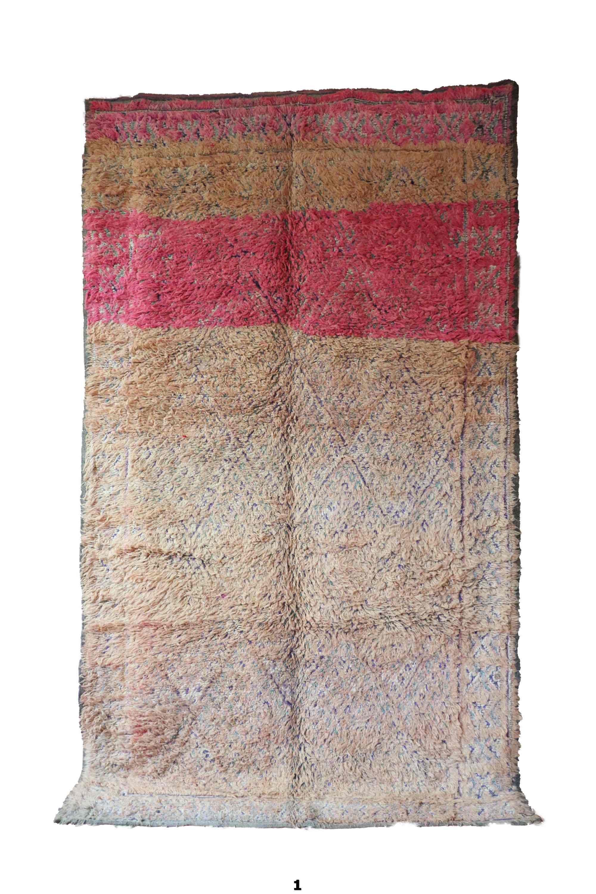 Old berber carpet - 210 x 355 cm